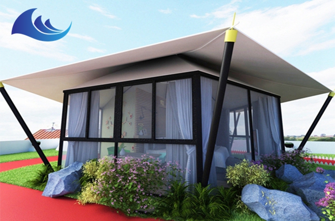 Hotel tipo carpa