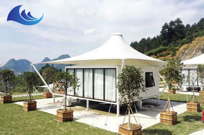 Hotel tipo carpa