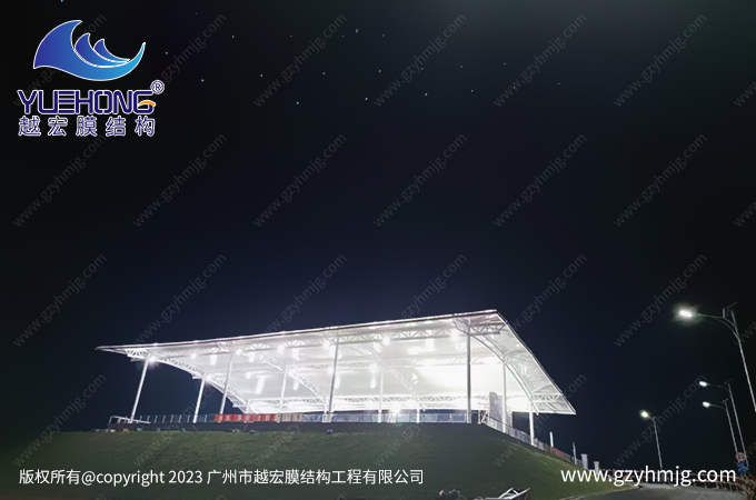 广东昌都核电站膜结构顶棚案例