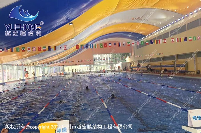 昭通某游泳馆膜结构顶棚工程案例